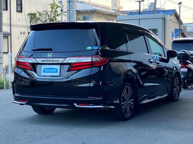 オデッセイ アブソルート・２０ｔｈアニバーサリー　保証書／純正　８インチ　ＳＤナビ／フリップダウンモニター　純正　１１インチ／ホンダセンシング／両側電動スライドドア／車線逸脱防止支援システム／シート　ハーフレザー　衝突被害軽減システム　バックカメラ（3枚目）