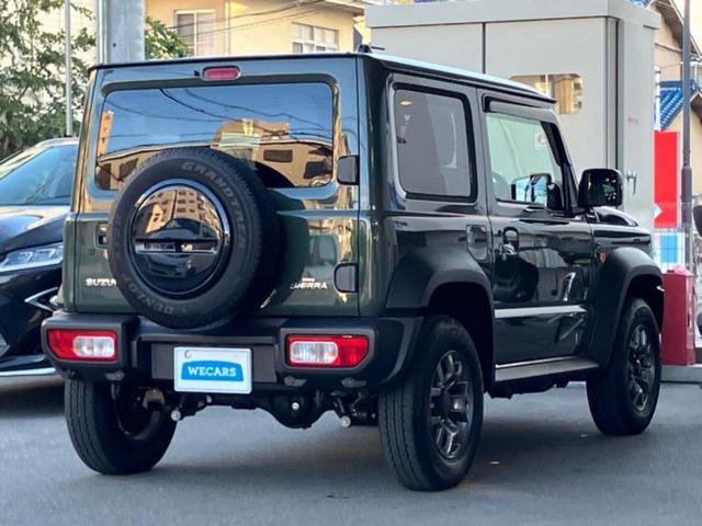 ジムニーシエラ 4WD JC 保証書/社外 9インチ ナビ/セーフティサポート(スズキ)/シートヒーター 前席/車線逸脱防止支援システム/パーキングアシスト バックガイド/ドライブレコーダー 前後 衝突被害軽減システム 4WD(3枚目)