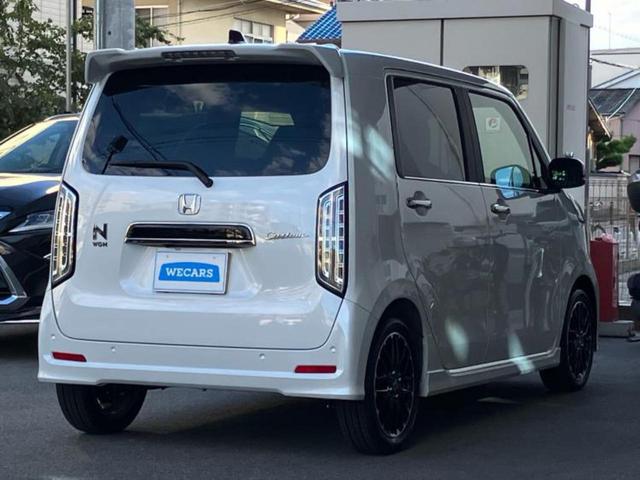 N-WGNカスタム L・ターボ 保証書/社外 9インチ メモリーナビ/ホンダセンシング/シートヒーター/車線逸脱防止支援システム/シート 合皮/パーキングアシスト バックガイド/ドライブレコーダー 前後 衝突被害軽減システム ETC(3枚目)
