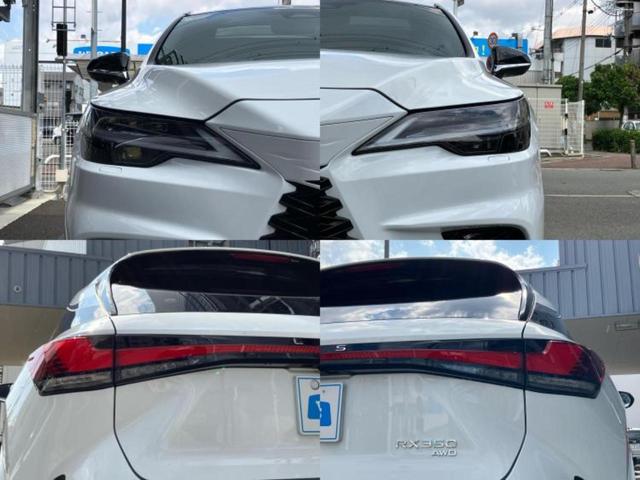 RX 4WD RX350Fスポーツ パノラマルーフ/保証書/ディスプレイオーディオ+ナビ14インチ/デジタルインナーミラー/プリクラッシュセーフティ/エアーシート 前席/全方位モニター/車線逸脱防止支援システム 革シート サンルーフ(56枚目)