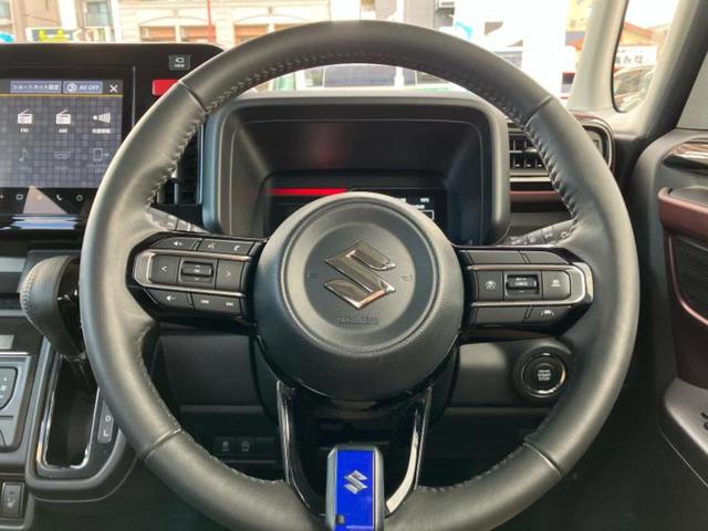 スペーシアカスタム ハイブリッドＸＳ　新品タイヤ／保証書／純正　９インチ　メモリーナビ／デュアルカメラブレーキサポート（スズキ）／両側電動スライドドア／シートヒーター　前席／全方位モニター用カメラ／車線逸脱防止支援システム　全周囲カメラ（15枚目）