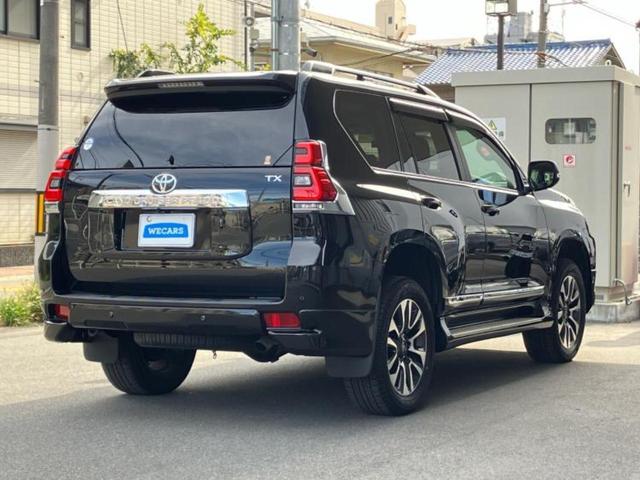 ランドクルーザープラド 4WD TX Lパッケージ 純正エアロ/保証書/純正 9インチ SDナビ/トヨタセーフティセンス/シートヒーター/車線逸脱防止支援システム/シート フルレザー/パーキングアシスト バックガイド/ドライブレコーダー 純正 革シート(3枚目)