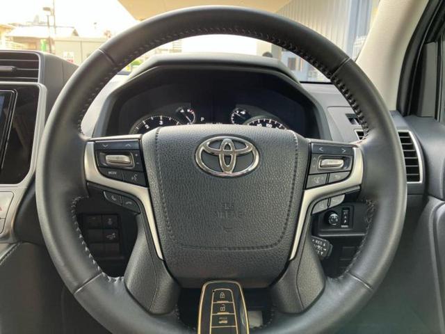 ランドクルーザープラド 4WD TX Lパッケージ 純正エアロ/保証書/純正 9インチ SDナビ/トヨタセーフティセンス/シートヒーター/車線逸脱防止支援システム/シート フルレザー/パーキングアシスト バックガイド/ドライブレコーダー 純正 革シート(15枚目)