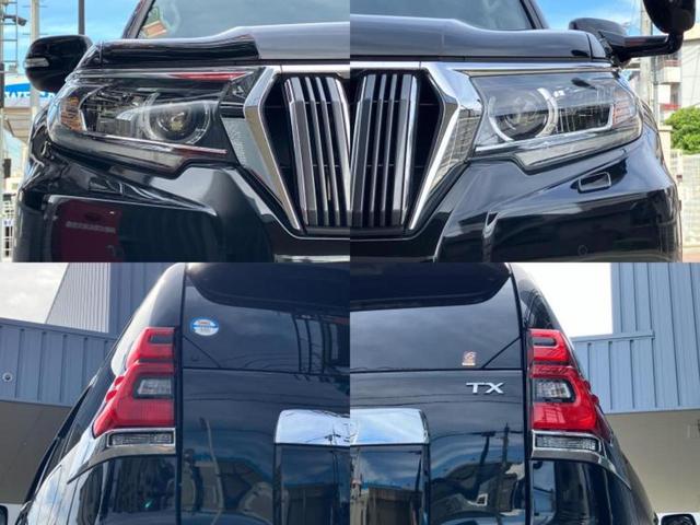 ランドクルーザープラド 4WD TX Lパッケージ 純正エアロ/保証書/純正 9インチ SDナビ/トヨタセーフティセンス/シートヒーター/車線逸脱防止支援システム/シート フルレザー/パーキングアシスト バックガイド/ドライブレコーダー 純正 革シート(55枚目)