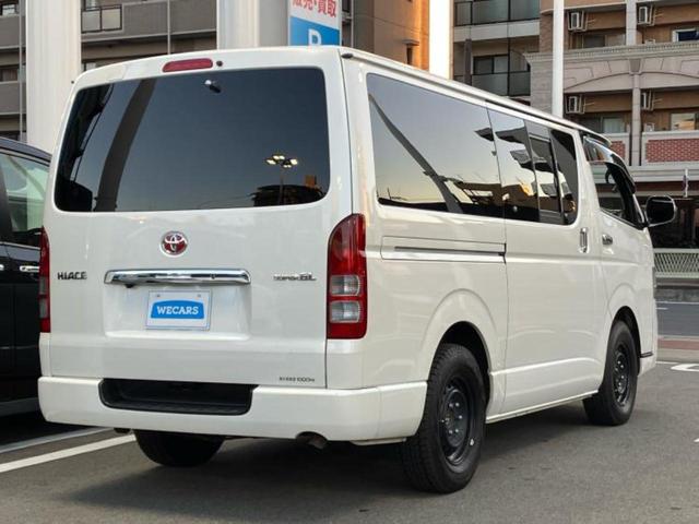 ハイエースバン ロングスーパーＧＬ　新品タイヤ／保証書／社外　ＳＤナビ／ドライブレコーダー　社外／ヘッドランプ　ＨＩＤ／Ｂｌｕｅｔｏｏｔｈ接続／ＥＴＣ／バックモニター／ＤＶＤ／禁煙車／エアバッグ　運転席／パワーウインドウ　バックカメラ（3枚目）