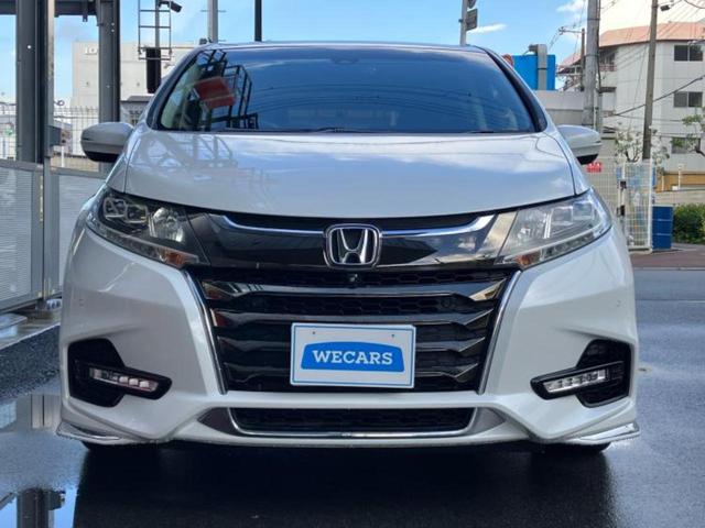 オデッセイハイブリッド ハイブリッドアブソルート・ＥＸホンダセンシング　保証書／純正　９インチ　ＳＤナビ／ホンダセンシング／両側電動スライドドア／シートヒーター　前席／マルチビューカメラシステム／車線逸脱防止支援システム／シート　ハーフレザー　衝突被害軽減システム　記録簿（52枚目）