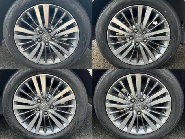 オデッセイハイブリッド ハイブリッドアブソルート・ＥＸホンダセンシング　保証書／純正　９インチ　ＳＤナビ／ホンダセンシング／両側電動スライドドア／シートヒーター　前席／マルチビューカメラシステム／車線逸脱防止支援システム／シート　ハーフレザー　衝突被害軽減システム　記録簿（60枚目）