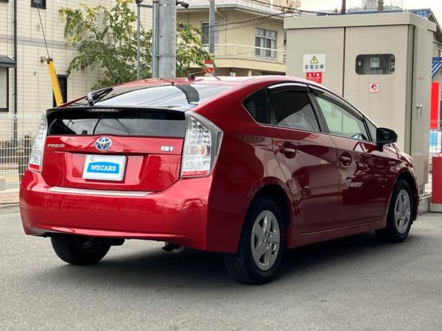 プリウス S 保証書/社外 SDナビ/ETC/EBD付ABS/横滑り防止装置/アイドリングストップ/ワンセグTV/DVD/エアバッグ 運転席/エアバッグ 助手席/エアバッグ サイド ワンオーナー DVD再生(3枚目)