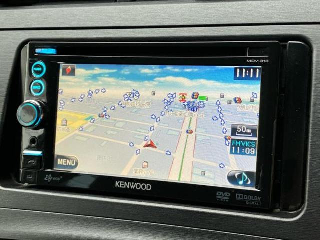 プリウス S 保証書/社外 SDナビ/ETC/EBD付ABS/横滑り防止装置/アイドリングストップ/ワンセグTV/DVD/エアバッグ 運転席/エアバッグ 助手席/エアバッグ サイド ワンオーナー DVD再生(10枚目)