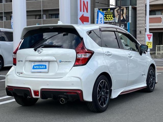 ノート ｅパワーニスモＳ　新品タイヤ／保証書／純正　ＳＤナビ／インテリジェントルームミラー／エマージェンシーブレーキ／アラウンドビューモニター／車線逸脱防止支援システム／ドライブレコーダー　純正／ヘッドランプ　ＬＥＤ　禁煙車（3枚目）