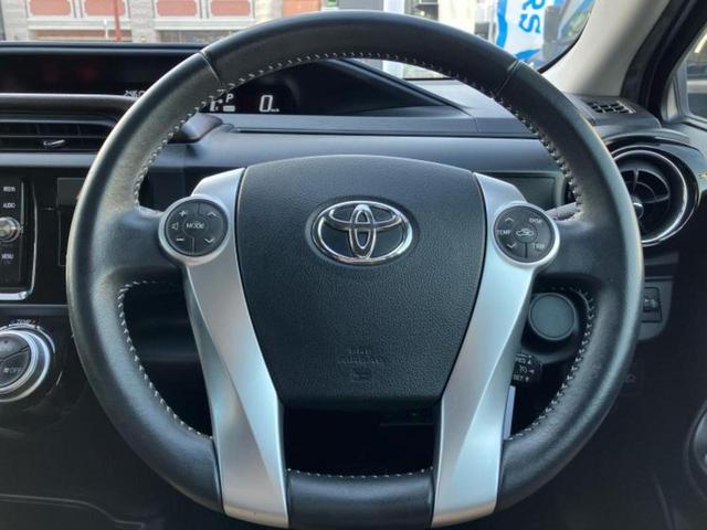 アクア Ｇ　保証書／純正　ＳＤナビ／衝突安全装置／車線逸脱防止支援システム／Ｂｌｕｅｔｏｏｔｈ接続／ＥＴＣ／ＥＢＤ付ＡＢＳ／横滑り防止装置／アイドリングストップ／クルーズコントロール／バックモニター／フルセグＴＶ（15枚目）