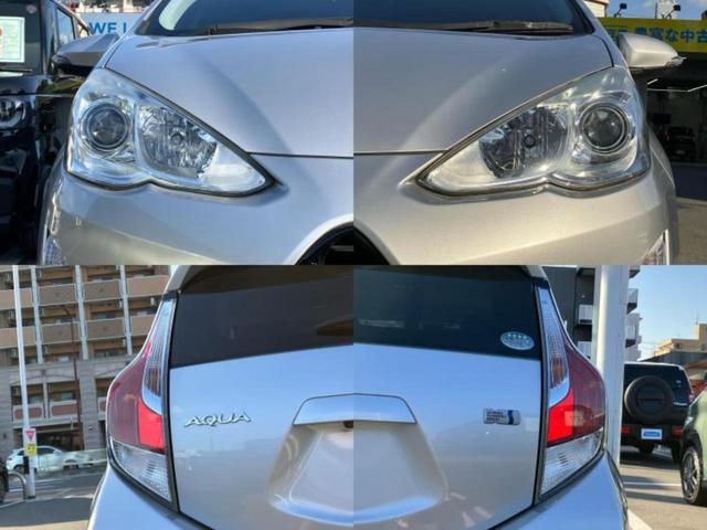 アクア Ｇ　保証書／純正　ＳＤナビ／衝突安全装置／車線逸脱防止支援システム／Ｂｌｕｅｔｏｏｔｈ接続／ＥＴＣ／ＥＢＤ付ＡＢＳ／横滑り防止装置／アイドリングストップ／クルーズコントロール／バックモニター／フルセグＴＶ（52枚目）