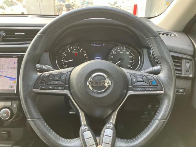 エクストレイル 20Xi 新品タイヤ/保証書/純正 9インチ SDナビ/インテリジェントルームミラー/エマージェンシーブレーキ/アラウンドビューモニター/車線逸脱防止支援システム/シート 合皮/プロパイロット/電動バックドア(15枚目)