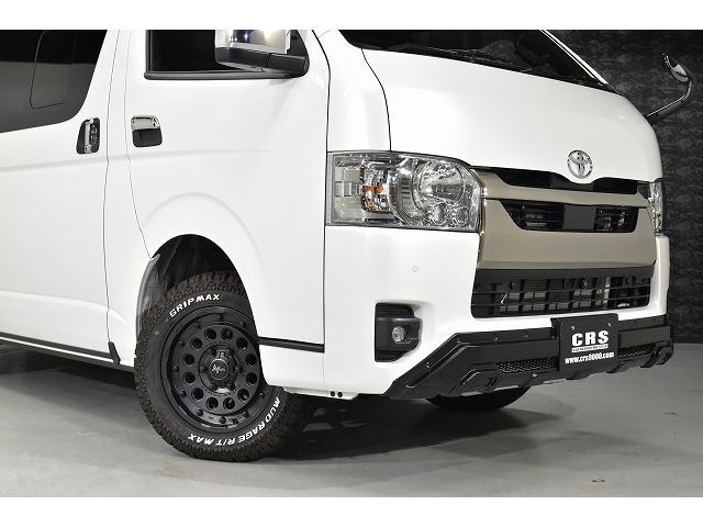 ハイエースバン スーパーGL ダークプライムII パノラミックビューモニター・デジミラ・寒冷地仕様・ナイトロパワーH12ショットガン16インチ・ESSEXフロントバンパーガード・ALPINE BIGX Fモニター・ドライブレコーダー・ベッドキット(10枚目)