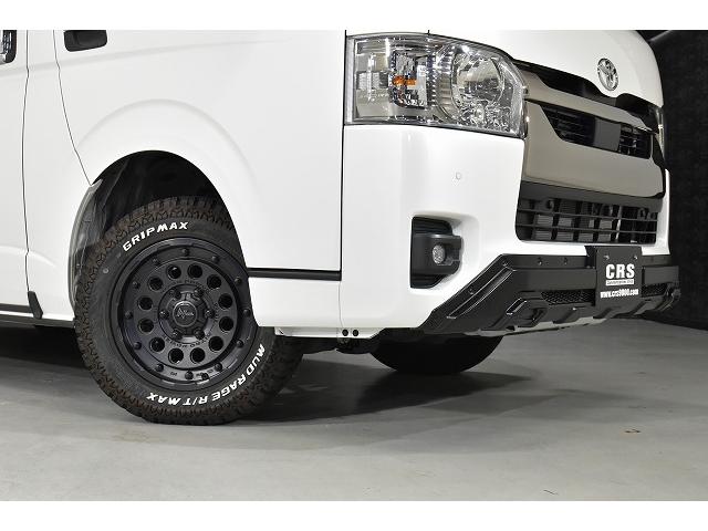 ハイエースバン スーパーGL ダークプライムII パノラミックビューモニター・デジミラ・寒冷地仕様・ナイトロパワーH12ショットガン16インチ・ESSEXフロントバンパーガード・ALPINE BIGX Fモニター・ドライブレコーダー・ベッドキット(12枚目)