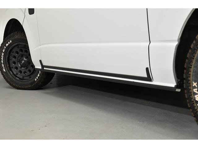 ハイエースバン スーパーGL ダークプライムII パノラミックビューモニター・デジミラ・寒冷地仕様・ナイトロパワーH12ショットガン16インチ・ESSEXフロントバンパーガード・ALPINE BIGX Fモニター・ドライブレコーダー・ベッドキット(34枚目)