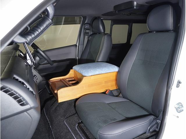 ハイエースバン スーパーGL ダークプライムII パノラミックビューモニター・デジミラ・寒冷地仕様・ナイトロパワーH12ショットガン16インチ・ESSEXフロントバンパーガード・ALPINE BIGX Fモニター・ドライブレコーダー・ベッドキット(67枚目)