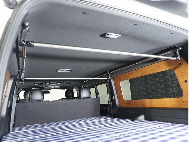 ハイエースバン スーパーGL ダークプライムII パノラミックビューモニター・デジミラ・寒冷地仕様・ナイトロパワーH12ショットガン16インチ・ESSEXフロントバンパーガード・ALPINE BIGX Fモニター・ドライブレコーダー・ベッドキット(77枚目)