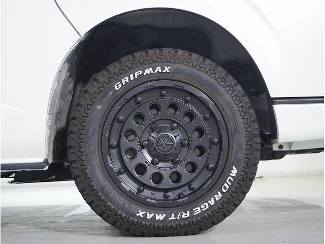 ハイエースバン スーパーGL ダークプライムII パノラミックビューモニター・デジミラ・寒冷地仕様・ナイトロパワーH12ショットガン16インチ・ESSEXフロントバンパーガード・ALPINE BIGX Fモニター・ドライブレコーダー・ベッドキット(80枚目)