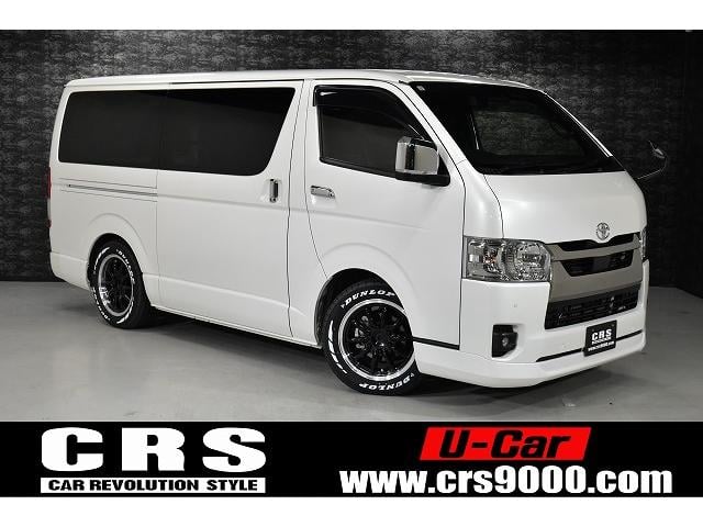 ハイエースバン スーパーGL ダークプライムII 両側電動パワースライドドア・パノラミックビューモニター・デジミラ・ESSEX ENCB-17ブラック・FスポイラーVer4・2インチLD・シートカバー・ベットキット・Panasonicナビ・ETC(2枚目)