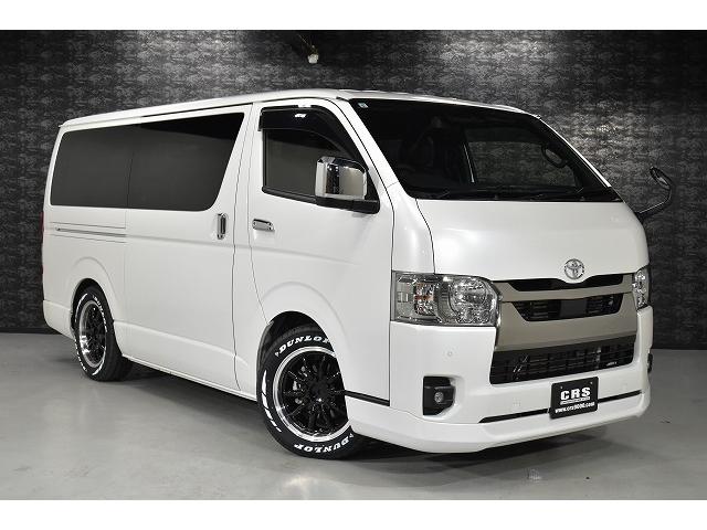 ハイエースバン スーパーGL ダークプライムII 両側電動パワースライドドア・パノラミックビューモニター・デジミラ・ESSEX ENCB-17ブラック・FスポイラーVer4・2インチLD・シートカバー・ベットキット・Panasonicナビ・ETC(7枚目)