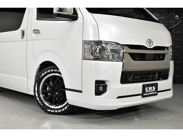 ハイエースバン スーパーGL ダークプライムII 両側電動パワースライドドア・パノラミックビューモニター・デジミラ・ESSEX ENCB-17ブラック・FスポイラーVer4・2インチLD・シートカバー・ベットキット・Panasonicナビ・ETC(9枚目)