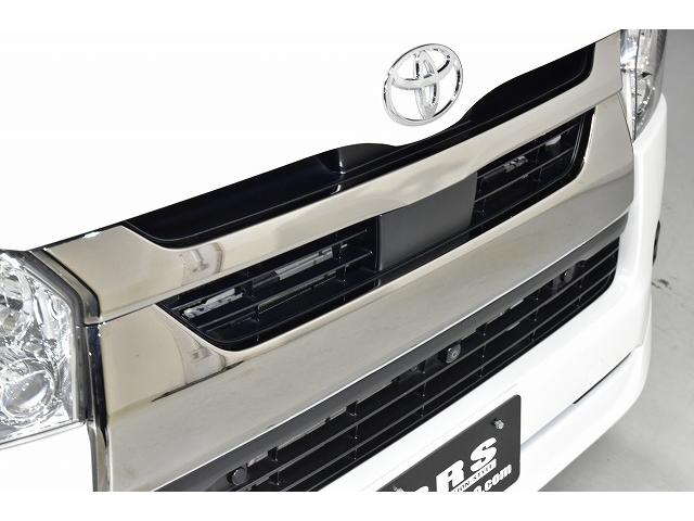 ハイエースバン スーパーGL ダークプライムII 両側電動パワースライドドア・パノラミックビューモニター・デジミラ・ESSEX ENCB-17ブラック・FスポイラーVer4・2インチLD・シートカバー・ベットキット・Panasonicナビ・ETC(19枚目)