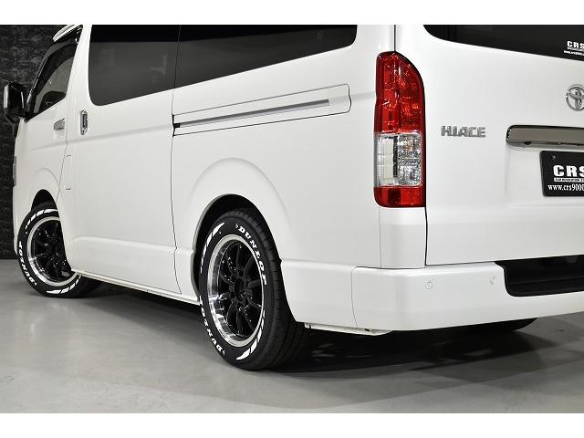 ハイエースバン スーパーGL ダークプライムII 両側電動パワースライドドア・パノラミックビューモニター・デジミラ・ESSEX ENCB-17ブラック・FスポイラーVer4・2インチLD・シートカバー・ベットキット・Panasonicナビ・ETC(25枚目)