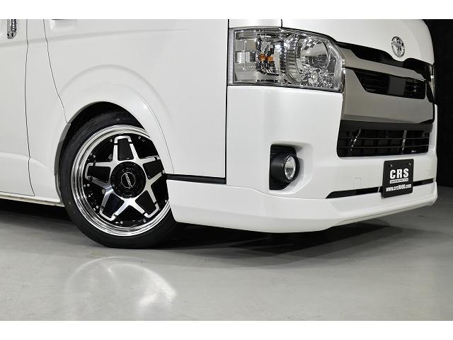 ハイエースバン スーパーGL ダークプライムII LEDヘッドライト/自動防眩インナーミラー/ENCS-18ブラックポリッシュ/フロントスポイラー/ベッドキット/ハイグレードシートカバー/カロッツエリア楽ナビ(12枚目)