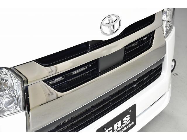 ハイエースバン スーパーGL ダークプライムII LEDヘッドライト/自動防眩インナーミラー/ENCS-18ブラックポリッシュ/フロントスポイラー/ベッドキット/ハイグレードシートカバー/カロッツエリア楽ナビ(19枚目)