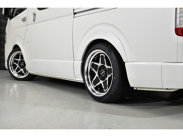 ハイエースバン スーパーGL ダークプライムII LEDヘッドライト/自動防眩インナーミラー/ENCS-18ブラックポリッシュ/フロントスポイラー/ベッドキット/ハイグレードシートカバー/カロッツエリア楽ナビ(26枚目)