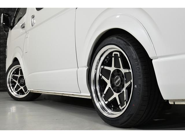 ハイエースバン スーパーGL ダークプライムII LEDヘッドライト/自動防眩インナーミラー/ENCS-18ブラックポリッシュ/フロントスポイラー/ベッドキット/ハイグレードシートカバー/カロッツエリア楽ナビ(28枚目)