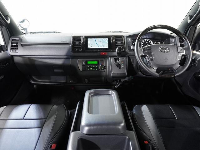 ハイエースバン スーパーGL ダークプライムII LEDヘッドライト/自動防眩インナーミラー/ENCS-18ブラックポリッシュ/フロントスポイラー/ベッドキット/ハイグレードシートカバー/カロッツエリア楽ナビ(49枚目)