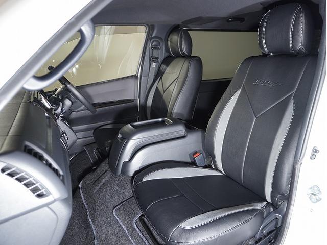 ハイエースバン スーパーGL ダークプライムII LEDヘッドライト/自動防眩インナーミラー/ENCS-18ブラックポリッシュ/フロントスポイラー/ベッドキット/ハイグレードシートカバー/カロッツエリア楽ナビ(50枚目)