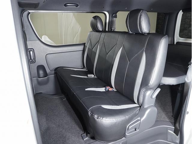 ハイエースバン スーパーGL ダークプライムII LEDヘッドライト/自動防眩インナーミラー/ENCS-18ブラックポリッシュ/フロントスポイラー/ベッドキット/ハイグレードシートカバー/カロッツエリア楽ナビ(55枚目)