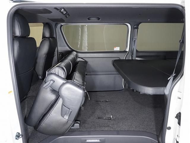 ハイエースバン スーパーGL ダークプライムII LEDヘッドライト/自動防眩インナーミラー/ENCS-18ブラックポリッシュ/フロントスポイラー/ベッドキット/ハイグレードシートカバー/カロッツエリア楽ナビ(59枚目)