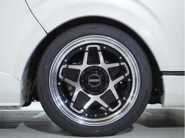 ハイエースバン スーパーGL ダークプライムII LEDヘッドライト/自動防眩インナーミラー/ENCS-18ブラックポリッシュ/フロントスポイラー/ベッドキット/ハイグレードシートカバー/カロッツエリア楽ナビ(65枚目)