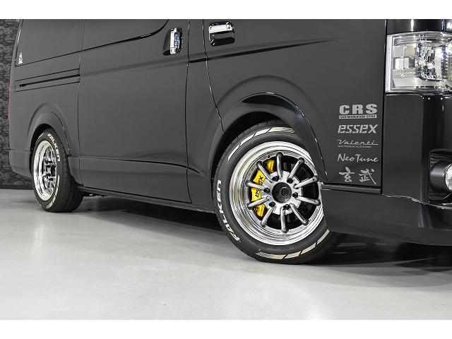 ハイエースバン スーパーGL ダークプライムII パノラミックビューモニター/デジタルインナーミラー/ダイアトーン7インチナビ/ENCB17 ハイパーグロス/フローリング施工/フロントスポイラー/カスタムベットキット(10枚目)
