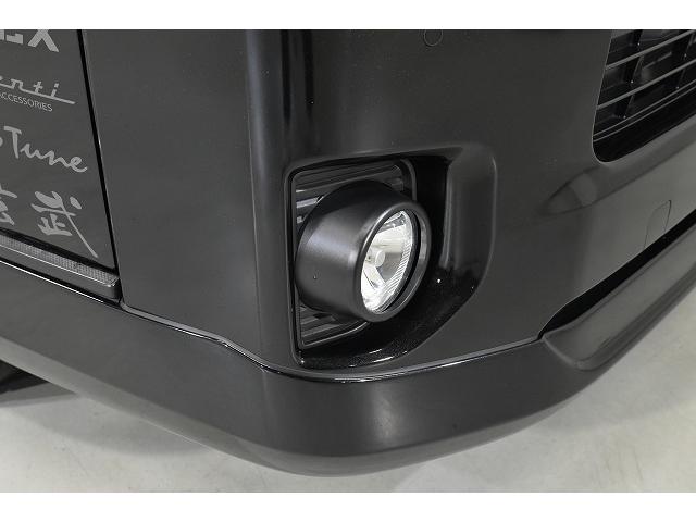 ハイエースバン スーパーGL ダークプライムII パノラミックビューモニター/デジタルインナーミラー/ダイアトーン7インチナビ/ENCB17 ハイパーグロス/フローリング施工/フロントスポイラー/カスタムベットキット(16枚目)