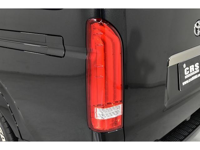 ハイエースバン スーパーGL ダークプライムII パノラミックビューモニター/デジタルインナーミラー/ダイアトーン7インチナビ/ENCB17 ハイパーグロス/フローリング施工/フロントスポイラー/カスタムベットキット(30枚目)