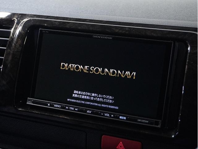 ハイエースバン スーパーGL ダークプライムII パノラミックビューモニター/デジタルインナーミラー/ダイアトーン7インチナビ/ENCB17 ハイパーグロス/フローリング施工/フロントスポイラー/カスタムベットキット(46枚目)