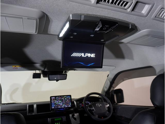 ハイエースワゴン ＧＬ　・キャンピング・ベットキットＶ内装架装車・ＡＬＰＩＮＥ１１インチナビ・ＡＬＰＩＮＥ１０．１インチモニター・ＥＳＳＥＸホイール　ＥＷ－１７・１４段ショック・ＬＥＤヘッドランプ・パワスラ・ＰＶＭ・デジミラ（54枚目）