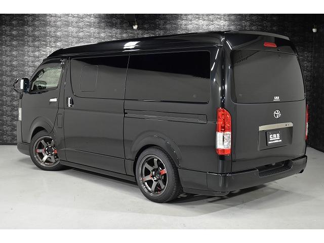 ハイエースバン スーパーGL ダークプライムII パノラミックビューモニター/14段ショックアブソーバー/スタビライザー/天井スピーカー/Aピラースピーカー/2インチローダウン/ボルクレーシング/エンジンルームカバー(23枚目)