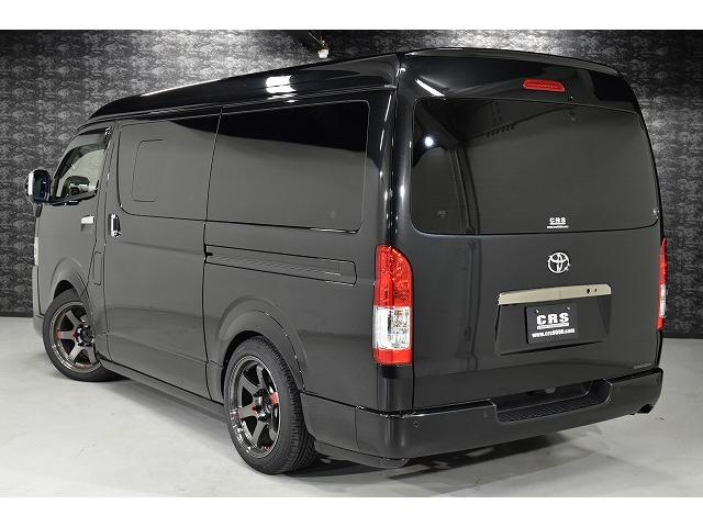 ハイエースバン スーパーGL ダークプライムII パノラミックビューモニター/14段ショックアブソーバー/スタビライザー/天井スピーカー/Aピラースピーカー/2インチローダウン/ボルクレーシング/エンジンルームカバー(24枚目)