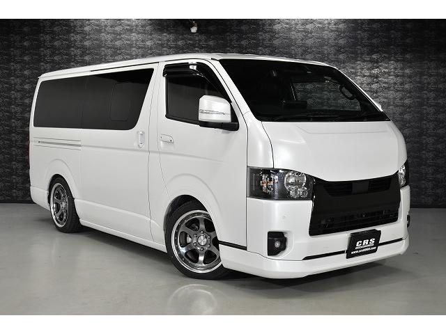 ハイエースバン スーパーＧＬ　ダークプライムＩＩ　フロントスポイラー／ＥＬ－１８ハイパーグロス／ハイグレードシ－トカバー／ＡＬＰＩＮＥ１１インチナビ／アルパイン１２．８インチナビ／フラットベットキット／１４段ショック／ヘッドライトインナーブラック（6枚目）