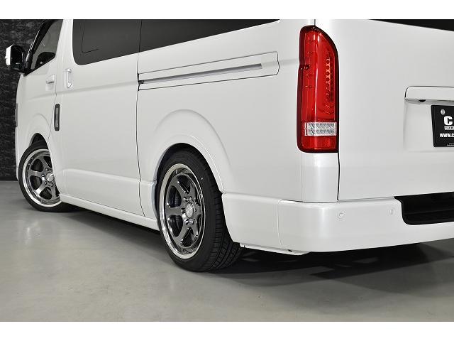 ハイエースバン スーパーＧＬ　ダークプライムＩＩ　フロントスポイラー／ＥＬ－１８ハイパーグロス／ハイグレードシ－トカバー／ＡＬＰＩＮＥ１１インチナビ／アルパイン１２．８インチナビ／フラットベットキット／１４段ショック／ヘッドライトインナーブラック（29枚目）