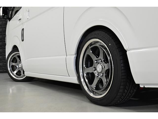 ハイエースバン スーパーＧＬ　ダークプライムＩＩ　フロントスポイラー／ＥＬ－１８ハイパーグロス／ハイグレードシ－トカバー／ＡＬＰＩＮＥ１１インチナビ／アルパイン１２．８インチナビ／フラットベットキット／１４段ショック／ヘッドライトインナーブラック（33枚目）