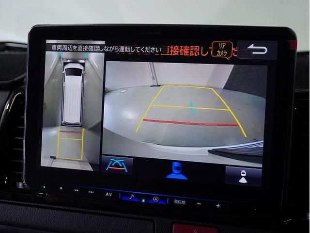 ハイエースバン スーパーＧＬ　ダークプライムＩＩ　フロントスポイラー／ＥＬ－１８ハイパーグロス／ハイグレードシ－トカバー／ＡＬＰＩＮＥ１１インチナビ／アルパイン１２．８インチナビ／フラットベットキット／１４段ショック／ヘッドライトインナーブラック（52枚目）