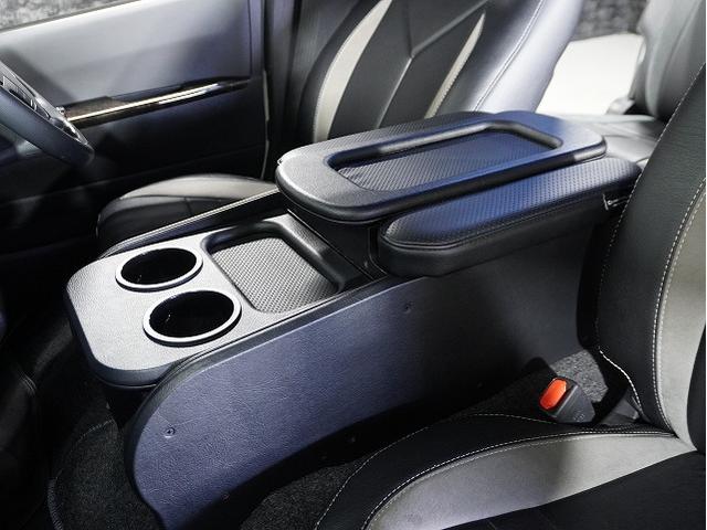 ハイエースバン スーパーＧＬ　ダークプライムＩＩ　フロントスポイラー／ＥＬ－１８ハイパーグロス／ハイグレードシ－トカバー／ＡＬＰＩＮＥ１１インチナビ／アルパイン１２．８インチナビ／フラットベットキット／１４段ショック／ヘッドライトインナーブラック（66枚目）