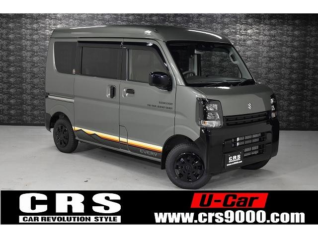 エブリイ Jリミテッド TAC.LUC NIGHTパック/シートカバー前面/専用ベッドキット/リアトリムカバー/床フロアシート/フルフラット/(2枚目)